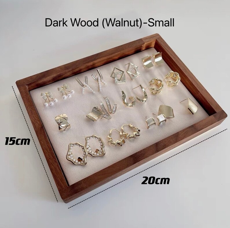 Wood Jewelry Display Tray Ring Display Holder Ring Display Etsy