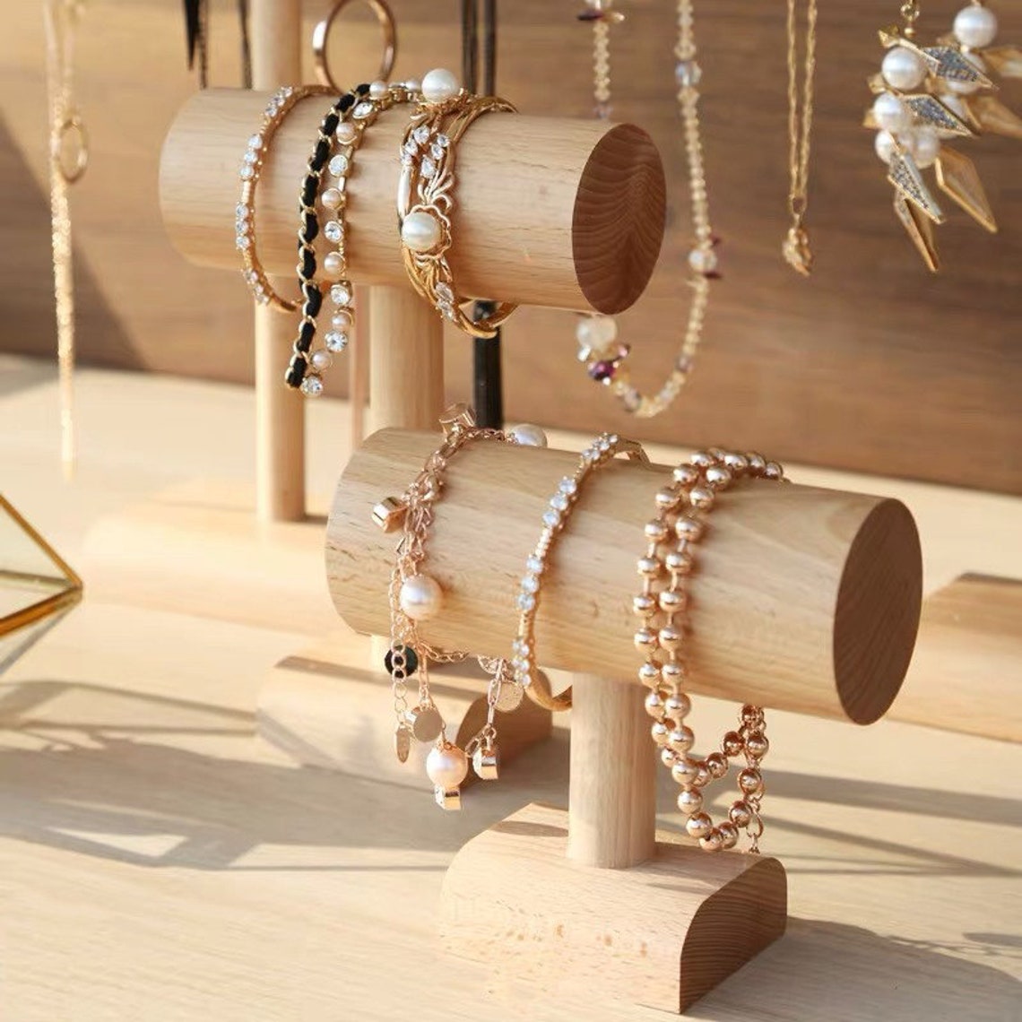 Bracelet Display Tbar Long Necklace Display Holder Etsy