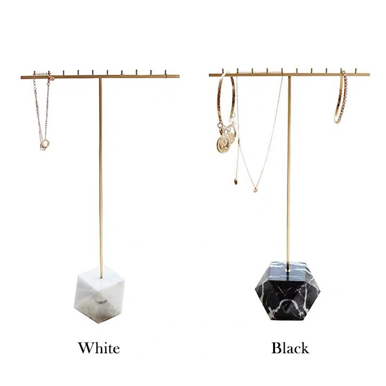 Tbar Necklace Stand Earrings Holder Jewelry Display Etsy