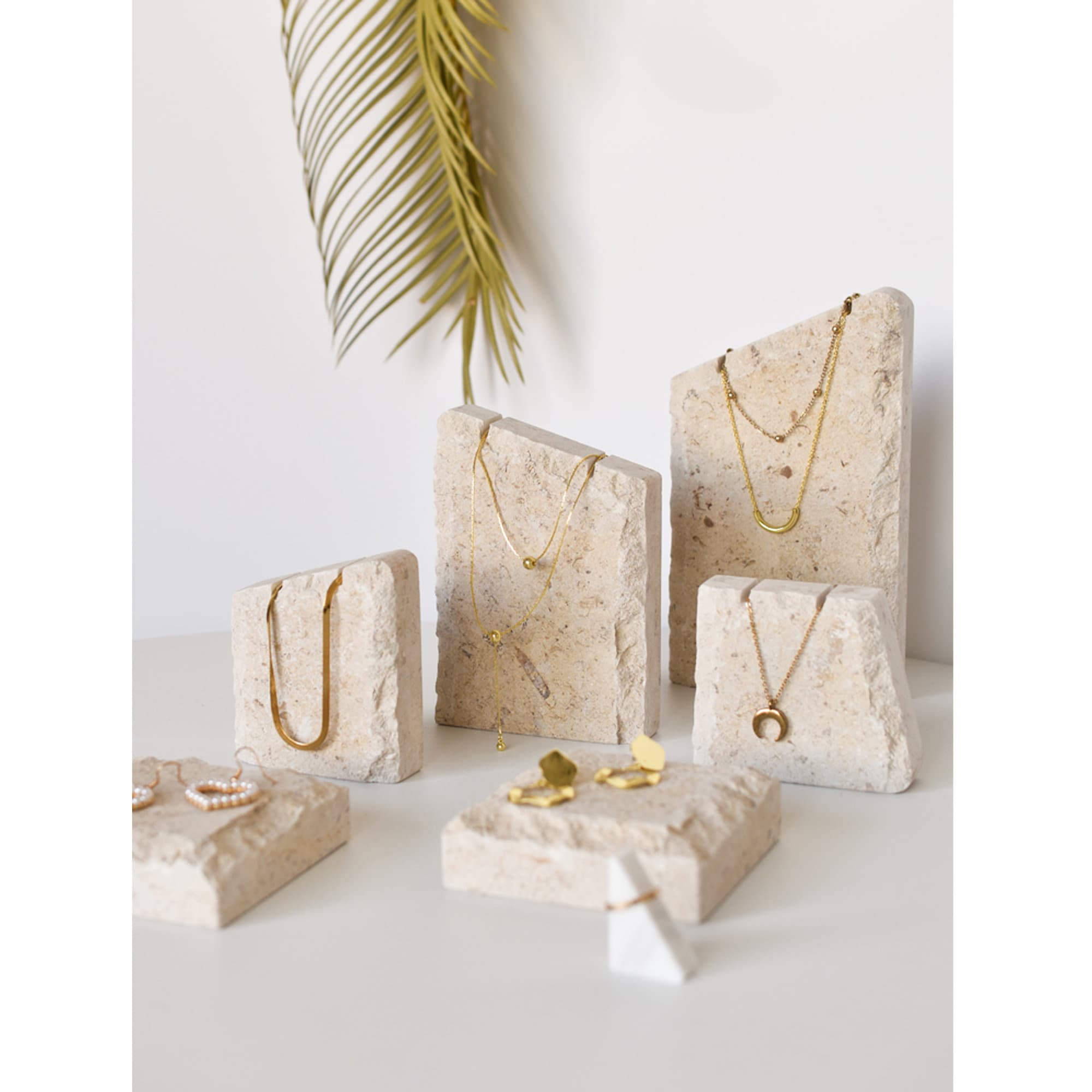 Nature Stone Jewelry Display Marble Jewelry Display Set Etsy UK