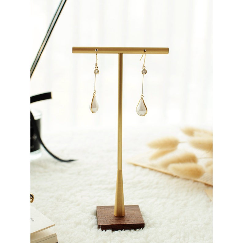 Tbar Earrings Display Stand Wood Jewelry Display Earrings Etsy UK
