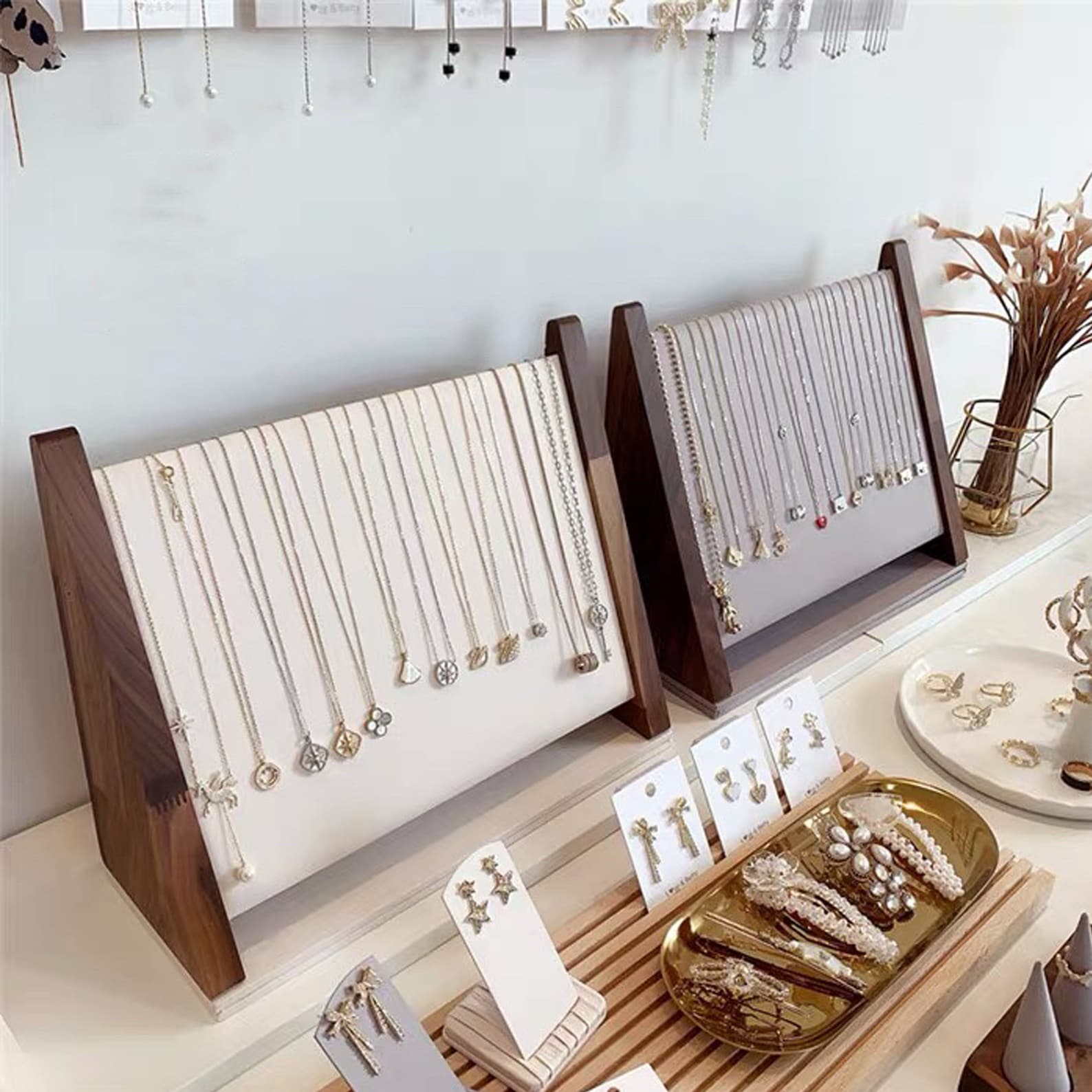 Necklace Display Stand Jewelry Display Stand Necklace Etsy