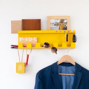 Percha para puerta trasera / Organizador y estante para baño / Ganchos decorativos para montaje en pared / Perchero / Perchero para medallas / Perchero para llaves / Ganchos de pared para cocina
