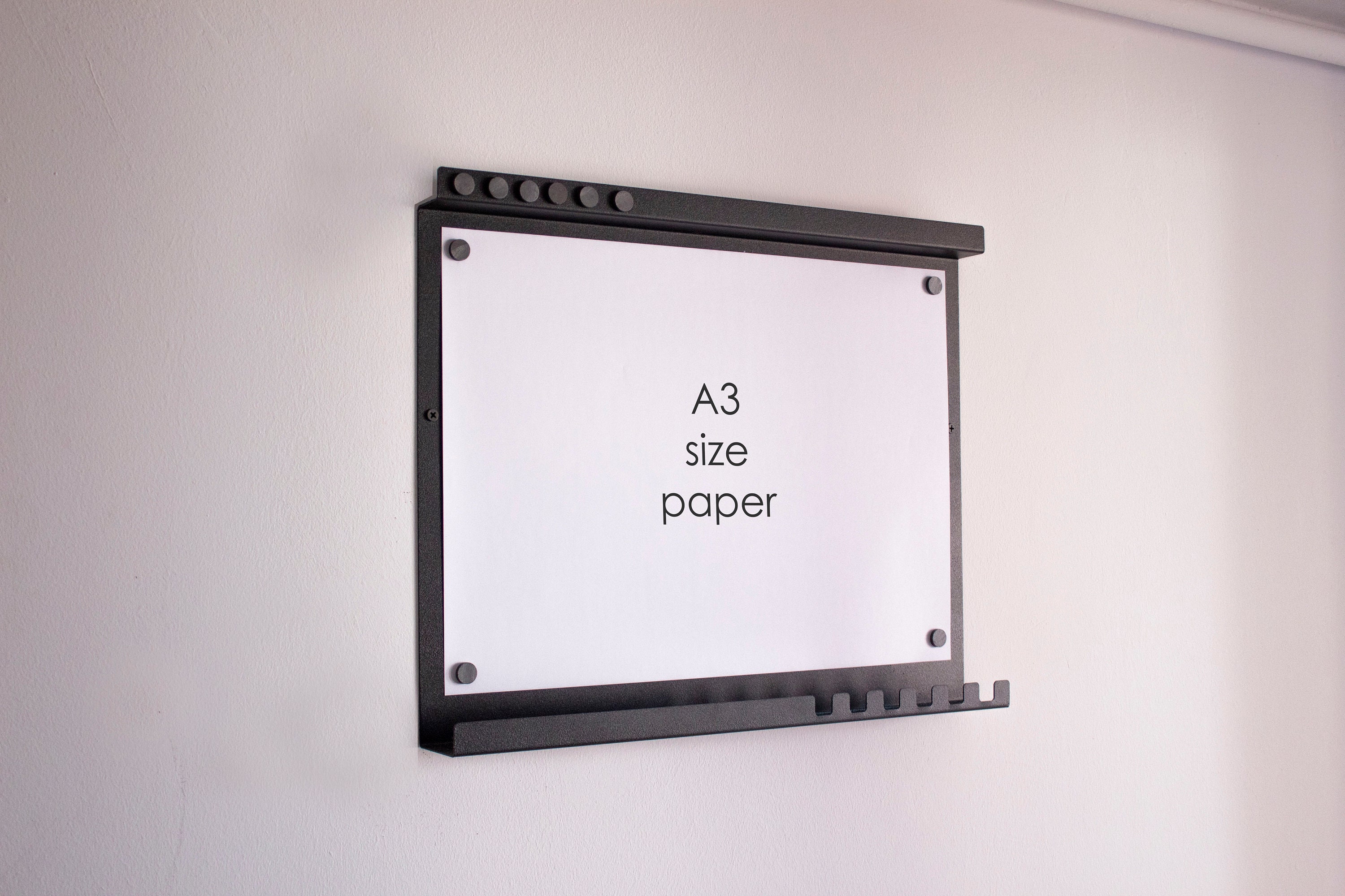 Wall Mounted Blackboard / Memo Board / Mail and Key Etsy