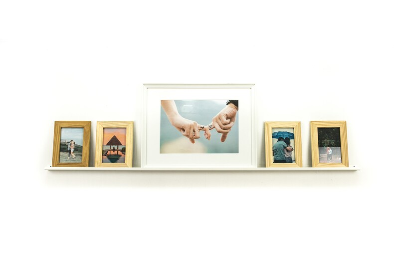 Floating Picture Shelf for Frames / Thin Photo Shelf /Picture Etsy