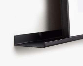 ManyfoldStore Artline 2.5" Premium Picture Ledges / Contemporary Wall Frame Shelves for Minimalist Wall Decor / Metal Frame Rail/