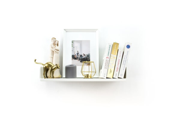 1pc 15-inch Clear Acrylic Bathroom Floating Wall Shelf, Invisible Display  Bookshelf, Wall-mounted Storage Shelf, Suitable For Bathroom, Bedroom,  Living Room, Kitchen, Plants, Books, Photo Frames