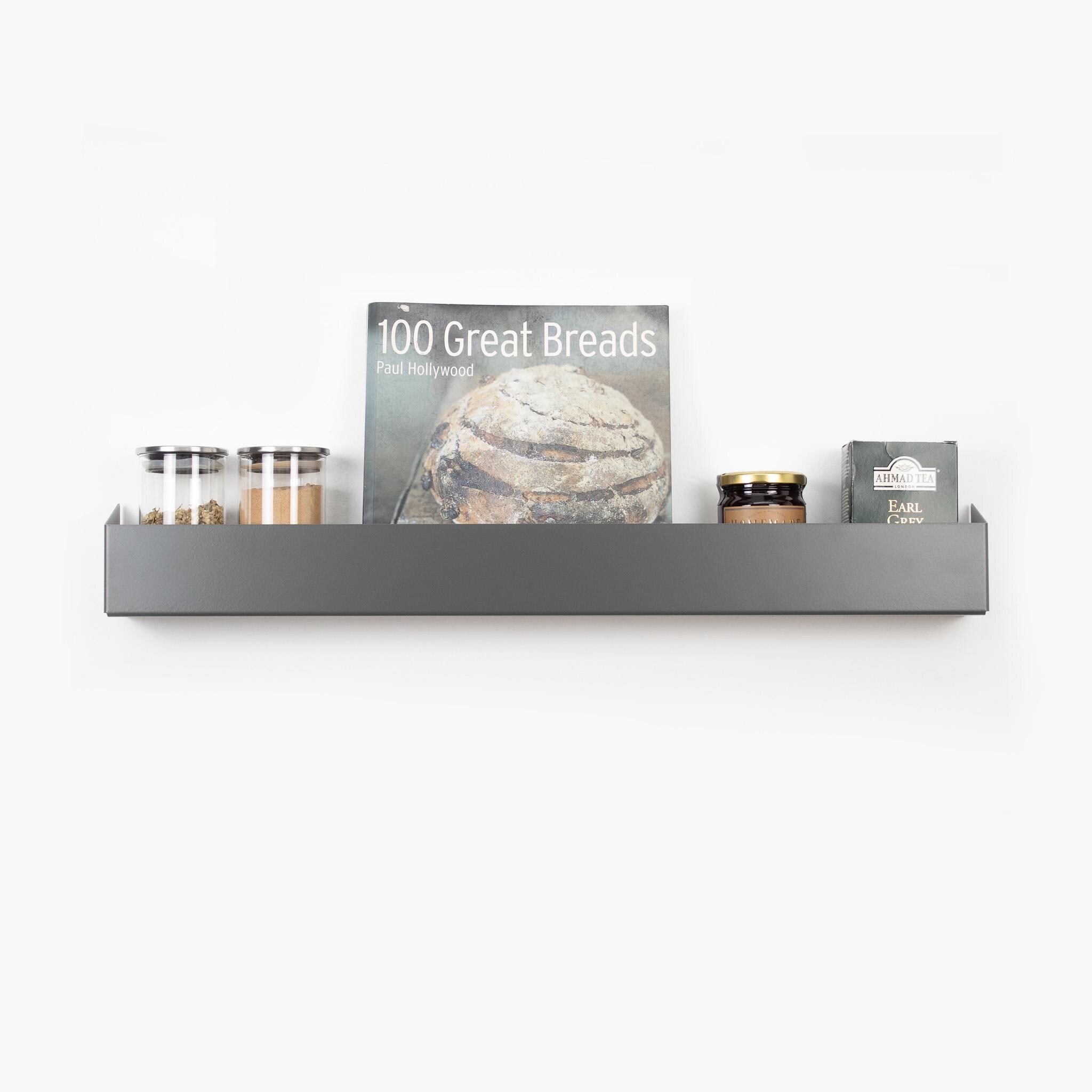 Wall Mounted Spice Rack/ Metal Spice Shelf / Spice Jar Organizer ...