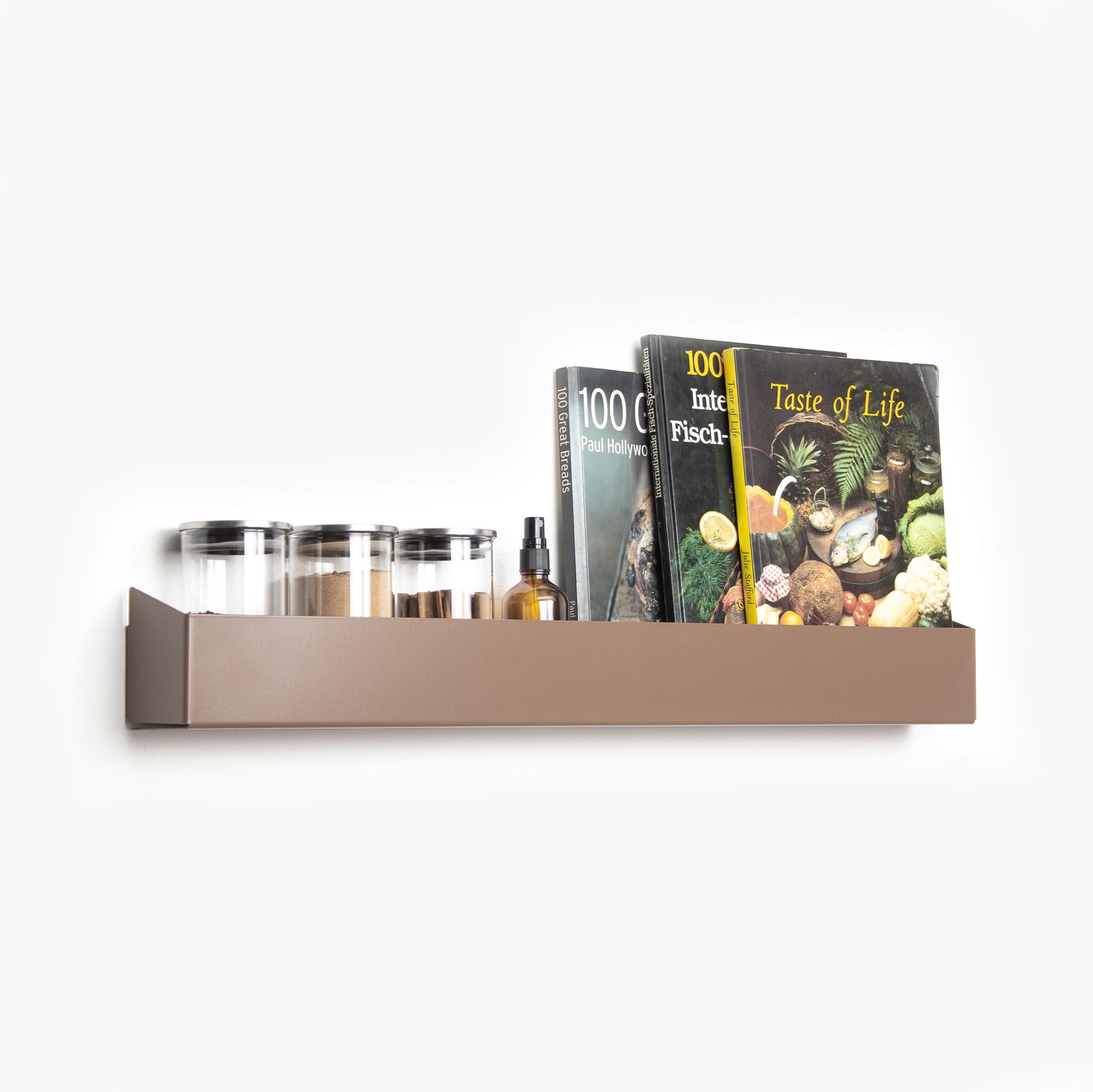 Wall Mounted Spice Rack/ Metal Spice Shelf / Spice Jar Organizer ...