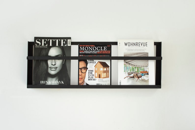 Wandaufbewahrung Zeitungsständer / Zeitung und Buchhalter / | Etsy