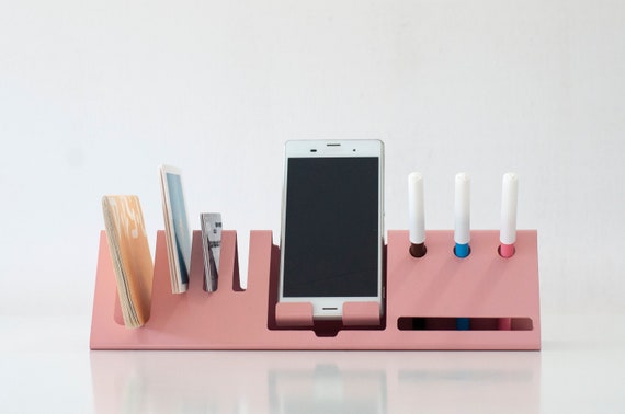 Pink Desk Organizer Minimalist Office Pink Desk Organizer Minimalist Office