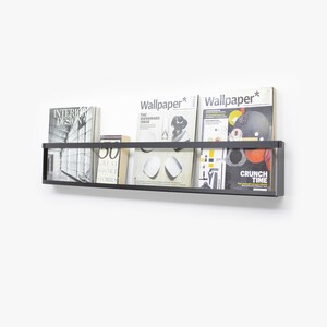 Floating Magazine Rack by Manyfoldstore/ Wall Magazine Rack / Wall ...