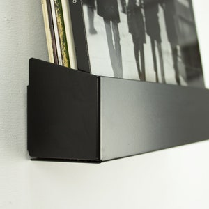 ManyfoldStore Vinyl Record Shelf  / Now Playing Vinyl Rack / Wall Hanging Vinyl Record Stand / Wall Mounted Vinyl Record Shelf /