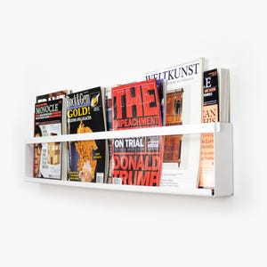 Floating Magazine Rack by Manyfoldstore/ Wall Magazine Rack / Wall ...