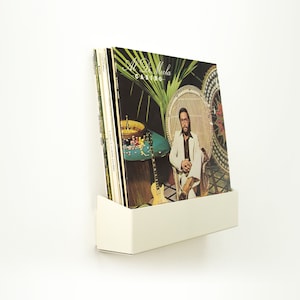 Vinyl Record Storage for Wall / Record Shelf Wall Mounted / Floating Album Shelf / Lp Display Stand / Mid Century Modern Wall Decor