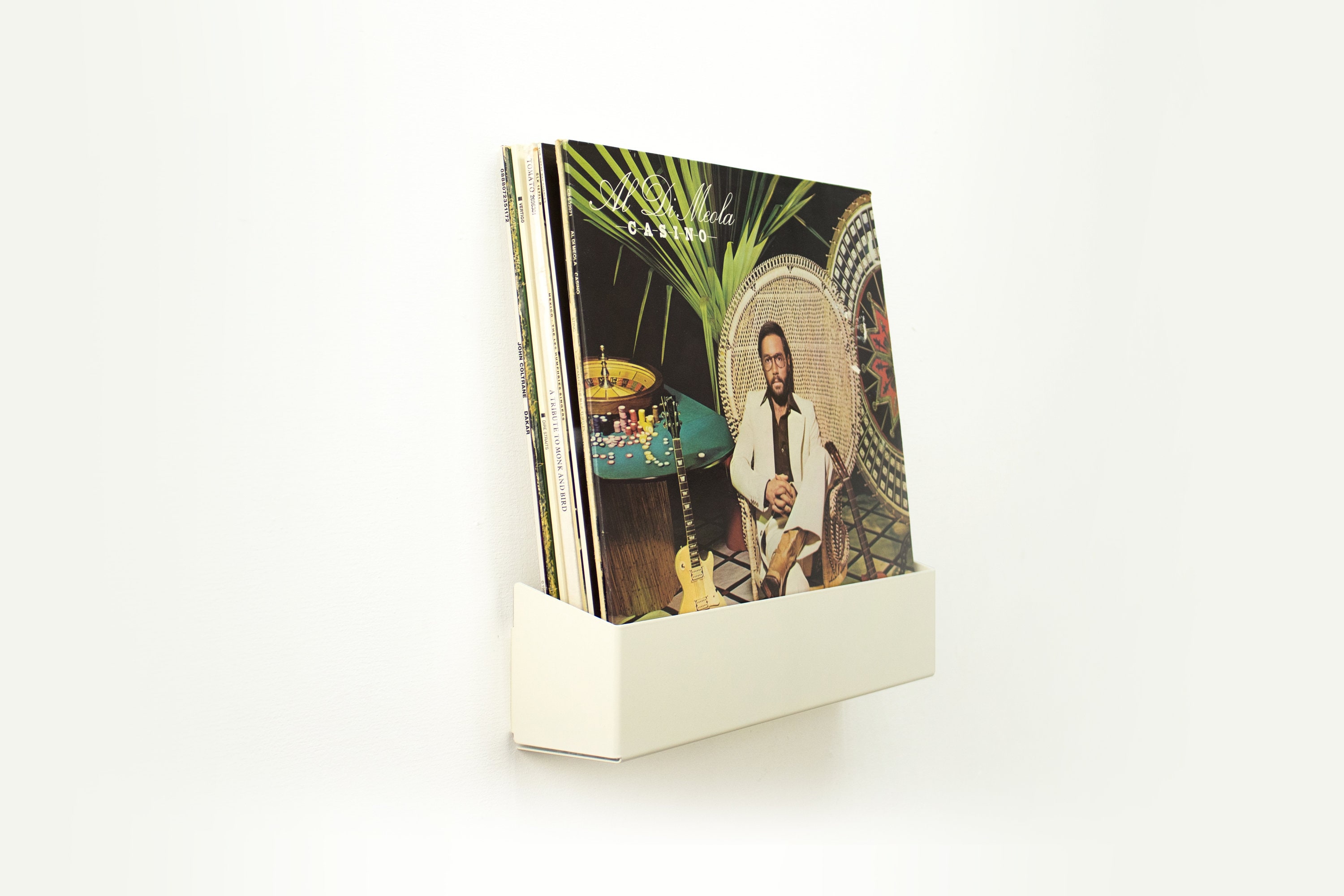 Vinyl Record Storage for Wall / Record Shelf Wall Mounted / Floating Album Shelf / Lp Display Stand / Mid Century Modern Wall Decor