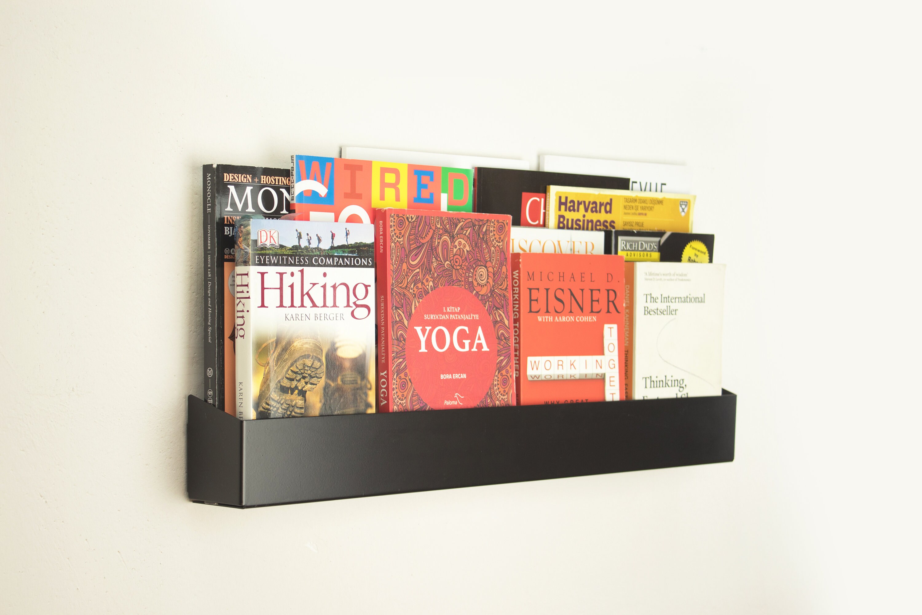 Reading Nook Decor / Book Holder / Wall Mounted Book Rack / Etsy UK