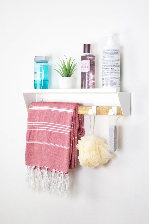 Towel Bar and Bathroom Shelf Wall Mounted Bathroom Towel Bar