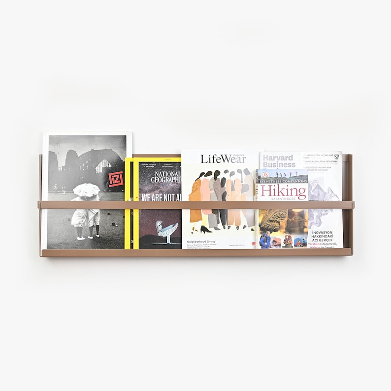 Magazine Book Rv Wall Racks Wall Mounted Big Magazine Rack / Wall Mount Book Shelf / Newspaper ...