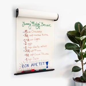 Rullo di carta con portapenne / Distributore di carta / Rullo da studio / Tappetino da parete con rullo / Decorazione da parete per ufficio Scrittura sul muro / Rullo da studio