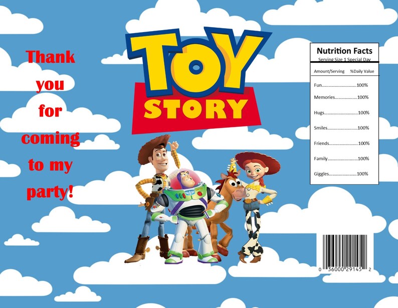 toy story birthday bag