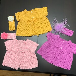 Baby Mädchen Pullover mit passendem Stirnband