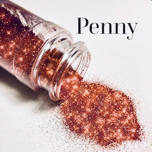 Penny /  A Copper Metallic Polyester Ultra Fine Glitter