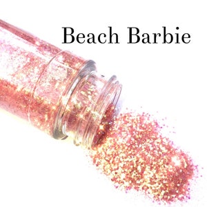 Coral Glitter, Semi Chunky Glitter, Irridecsent Coral Glitter, Polyester Glitter, Solvent Resistant, Glitter Mix, High Quality Glitter