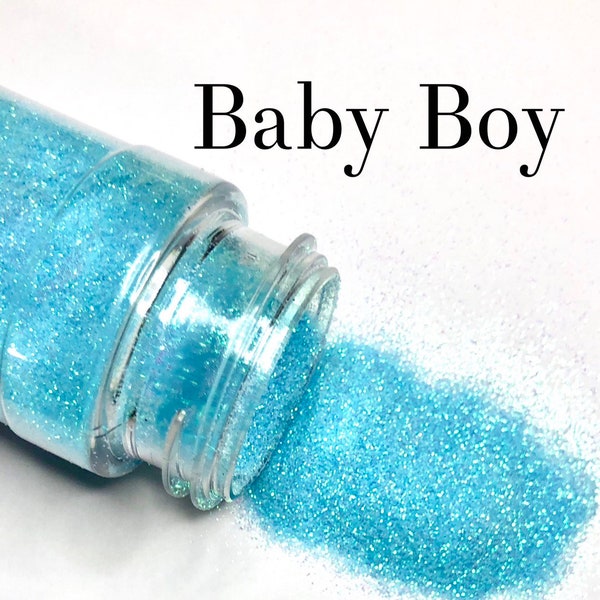 Baby Blue Glitter, Iridescent Glitter, Polyester Glitter, High Quality Glitter, Ultra Fine Glitter, Light Blue Glitter, Solvent Resistant