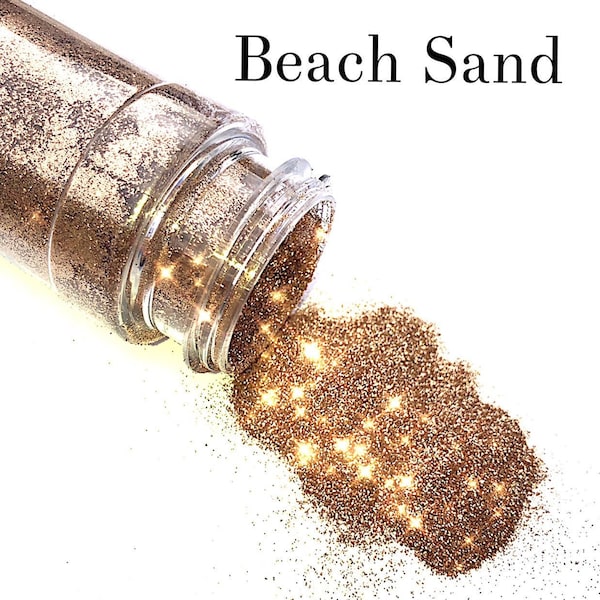 Tan Glitter, Sand Colored Glitter, Ultra Fine Glitter, Polyester Glitter, High Quality Glitter, Solvent Resistant Glitter