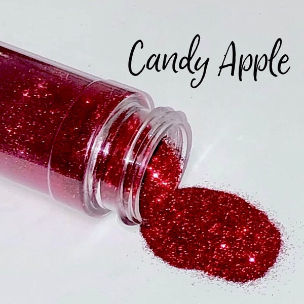 Candy Apple/ Red metallic ultra fine polyester glitter