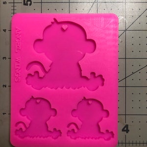 Monkey Family Silicone Mold