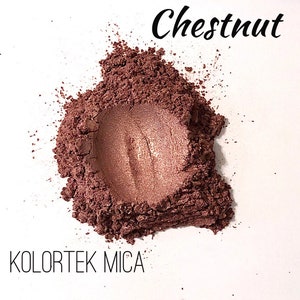Chestnut Pearlescent Mica Powder KOLORTEK Cosmetic grade 5 g.