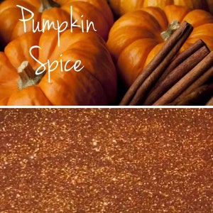 Pumpkin spice/ a burnt orange metallic ultra fine polyester glitter