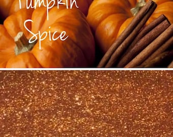 Pumpkin spice/ a burnt orange metallic ultra fine polyester glitter