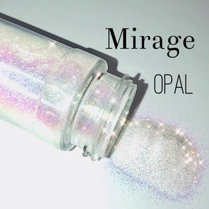 Mirage/ a opalescent ultra fine polyester glitter woth pink/blue undertones
