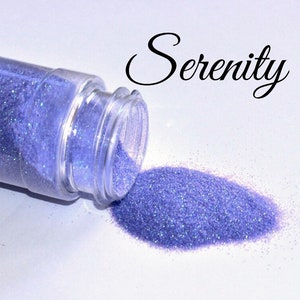 Serenity/ a soft purple iridescent ultra fine polyester glitter with a beautiful teal sparkle STUNNING!