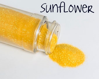 Sunflower/ Sunflower Yellow Iridescent Polyester Ultra Fine Glitter