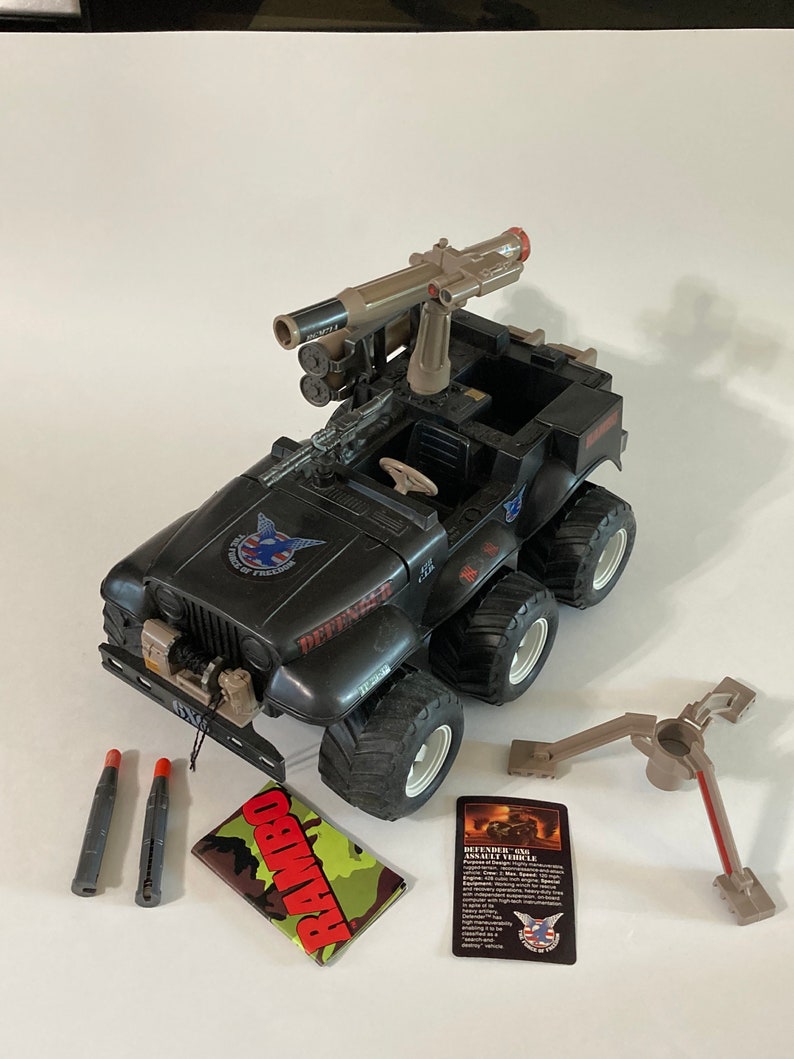Rambo Forces of Freedom Defender shops vehicle, Coleco, 1980’s