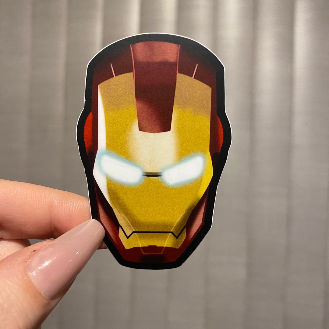 Iron Man Laptop Sticker Avengers Sticker Marvel Sticker Etsy