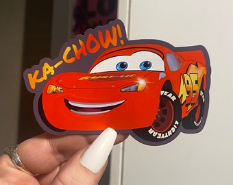 Ímã do Relâmpago McQueen | Ímã de Carros da Disney Pixar | Ímã de Carro da Disney | Ímã de Geladeira da Disney