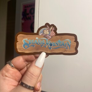 Splash Mountain Magnet | Splash Mountain Car Magnet | Disney Car Magnet | Disney Refrigerator Magnet