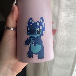 Bikini Head Stitch Clear Sticker | Lilo and Stitch Laptop Sticker | Disney Sticker | Waterproof Vinyl Water Bottle Sticker image 7