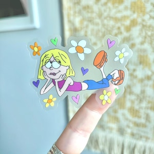Lizzie McGuire Clear Sticker | Disney Disney Stickers | Lizzie McGuire Water Bottle Waterproof Sticker | Vinyl Stickers | Disney Channel