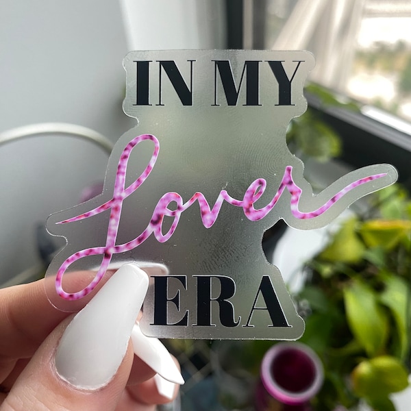 In my Lover Era Sticker | Taylor Swift Inspired Sticker | Taylor Swift The Eras Tour Sticker | Taylor Swift Lover Album Fan Art