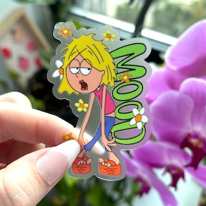 Lizzie McGuire Mood Clear Sticker | Disney Stickers | Lizzie McGuire Water Bottle Waterproof Sticker | Vinyl Stickers | Disney Channel