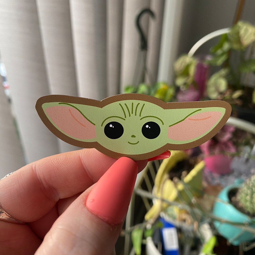 Baby Yoda Grogu Car the Child Disney Refrigerator