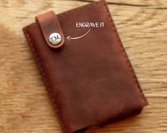 Minimalist Leather Card Holder, RFID Leather Credit Card Holder, Leather Business Card Case, Business Card Wallet, Credit card holder