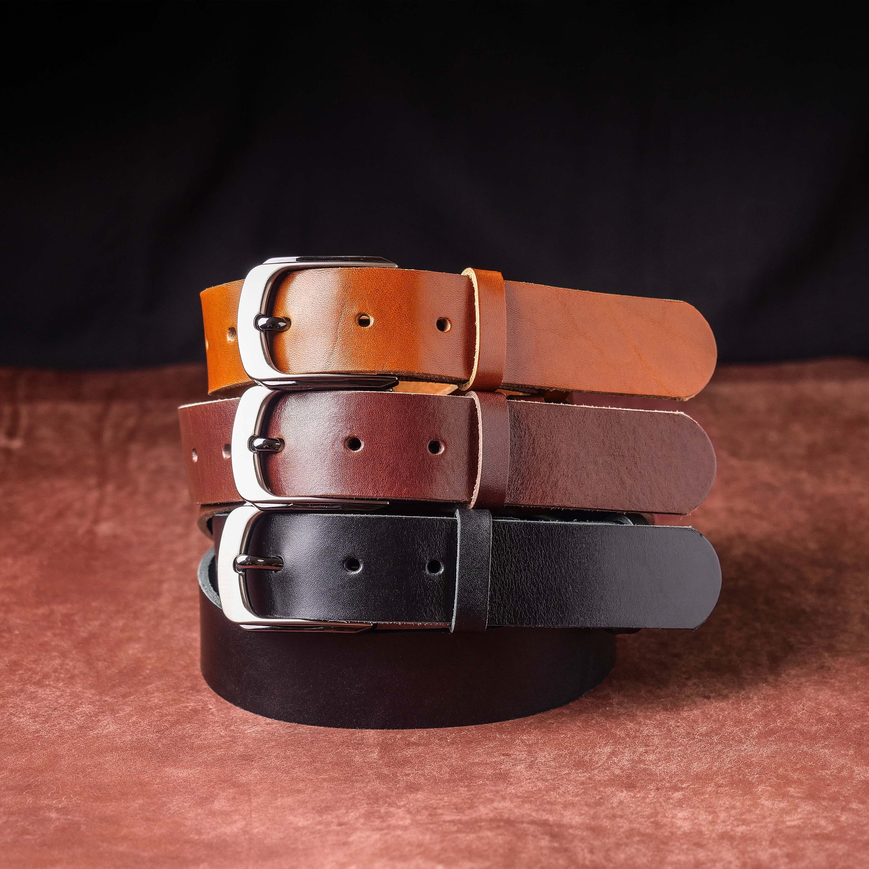 その他 HAMI BELT LEATHER BROWN Lewis 32mm Burnished Leather Belt in Medium Brown | Cole Haan