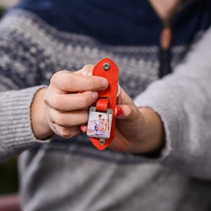 Llavero con foto personalizado, Llavero con foto de cuero, Llavero personalizado con foto, Regalo de Navidad para la familia, Regalo de cumpleaños para la hermana